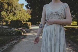 Photo cornflower dress