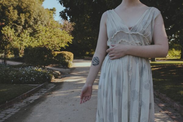 Photo cornflower dress